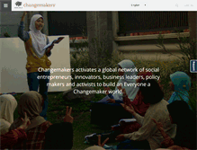 Tablet Screenshot of changemakers.com